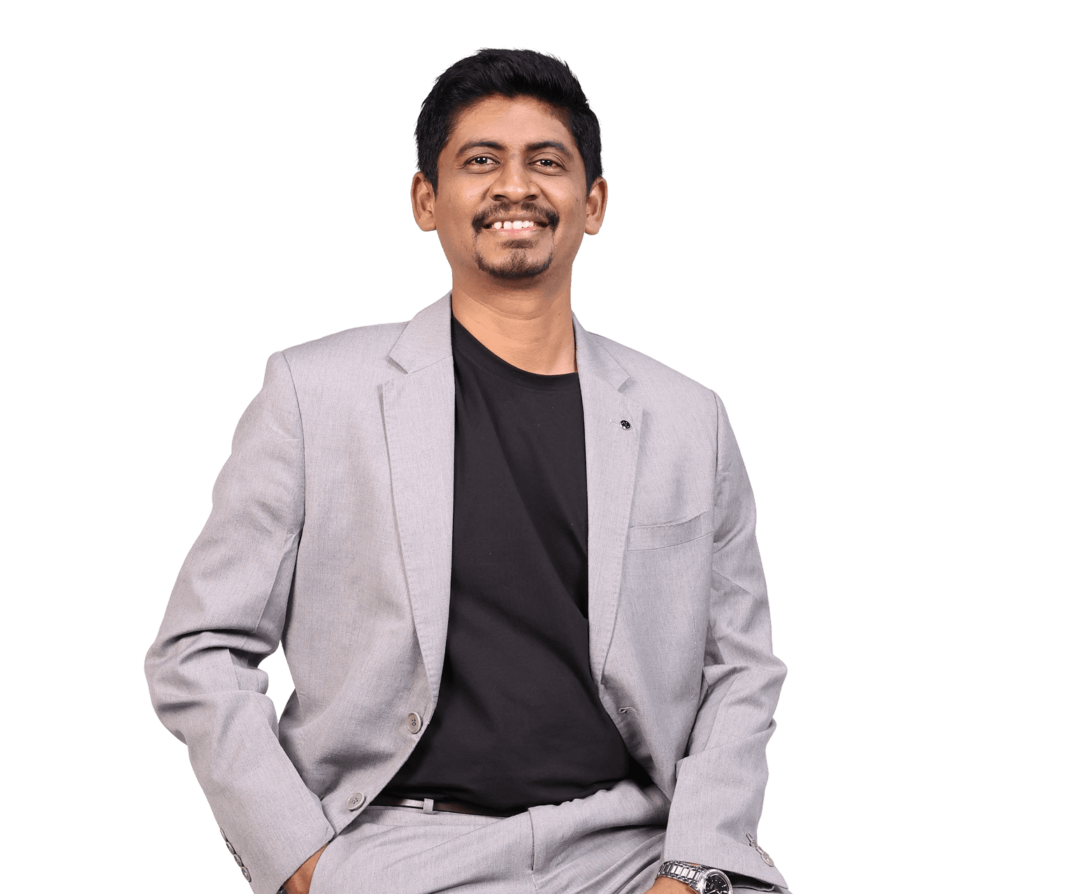 Portrait of Saachin Mane, Co-Founder of 1EV